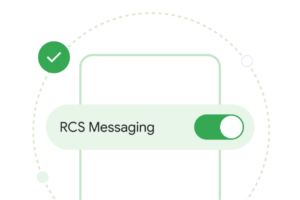 An example of RCS messaging.