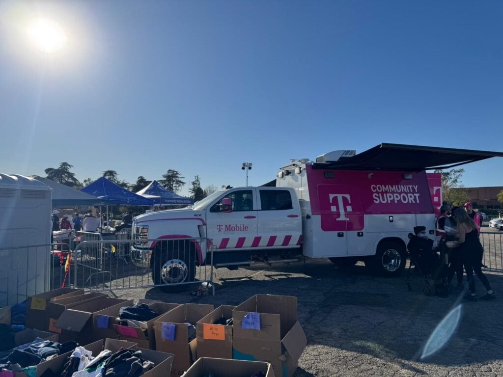 T-Mobile deploys community support trucks