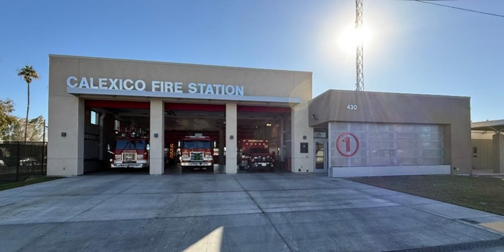 La instalación de la tecnología en el Departamento de Bomberos de Calexico permitirá expulsar más agua con menos resistencia para los bomberos que combaten incendios. 